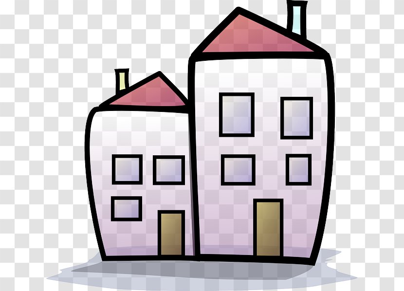 House Building Home Clip Art - Rectangle - Cartoon Transparent PNG