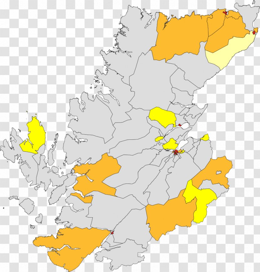 Highland Map Line Tuberculosis - Yellow Transparent PNG