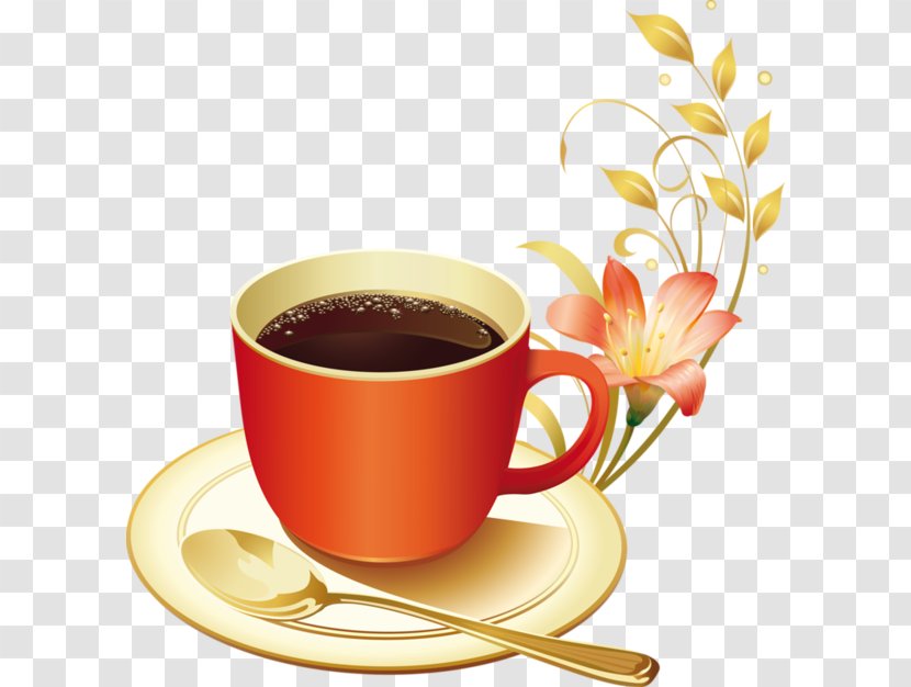 Coffee Cup Flowering Tea Breakfast Chocolate Brownie - Mate Cocido Transparent PNG