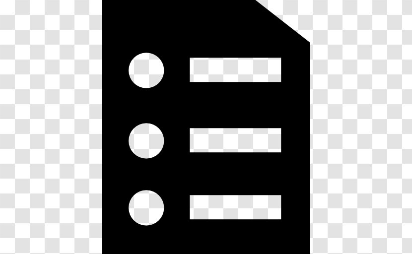 User Interface - Black And White - Text File Transparent PNG