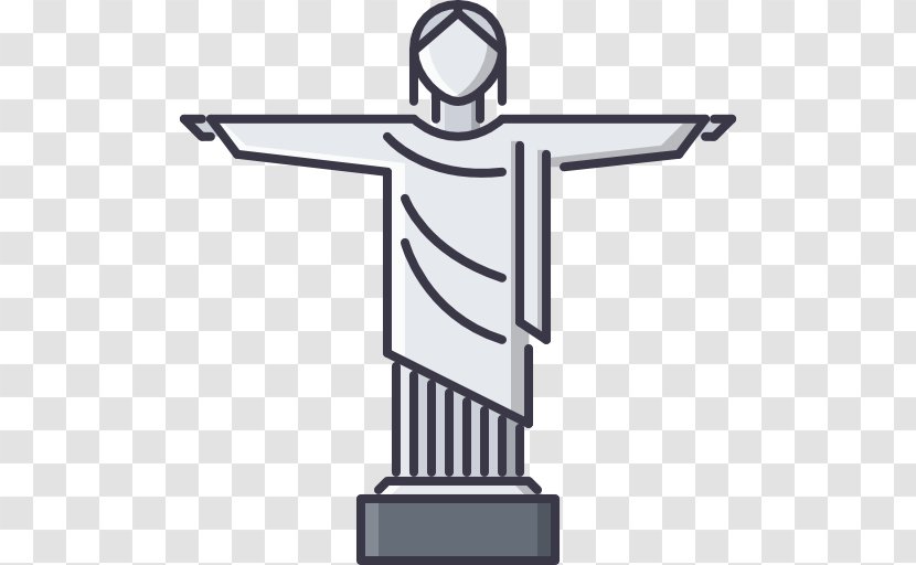 Christ The Redeemer Drawing Statue - Coloring Book - Cristo Redentor Transparent PNG