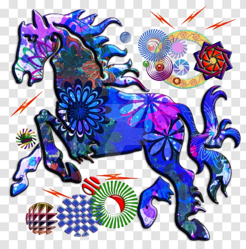 Horse Graphic Design Clip Art - Purple Transparent PNG