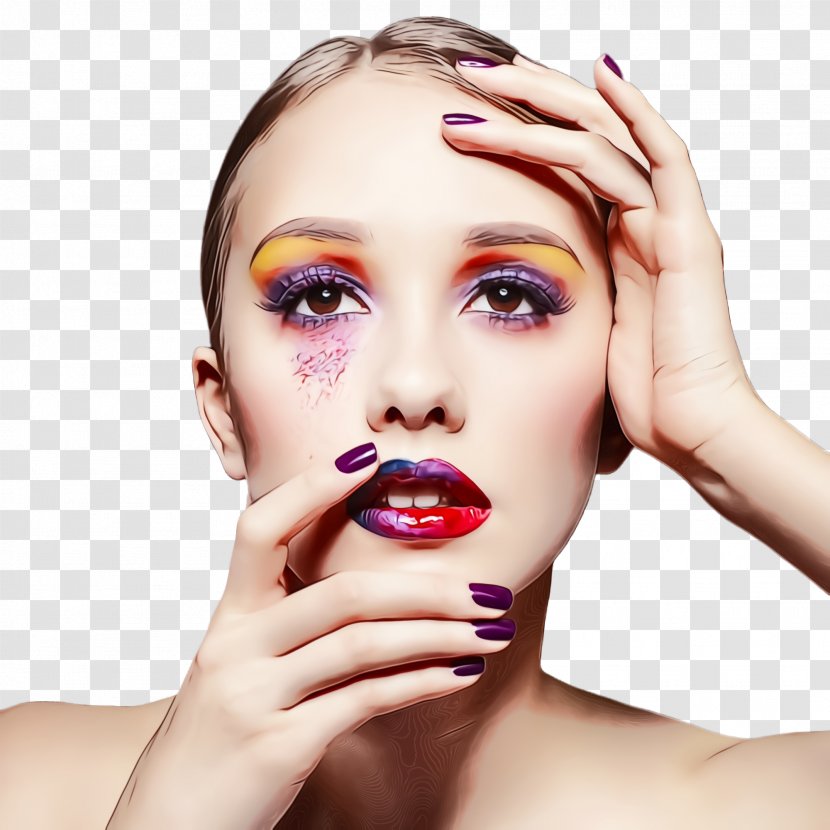 Face Skin Lip Beauty Cheek - Nose - Nail Eyebrow Transparent PNG