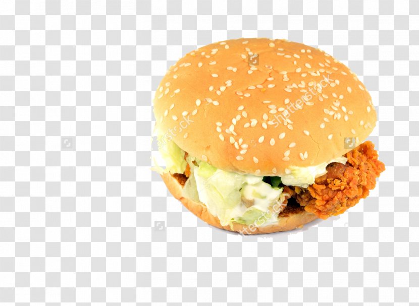 Hamburger Cheeseburger Whopper Fast Food Slider - Dish - A Burger Transparent PNG