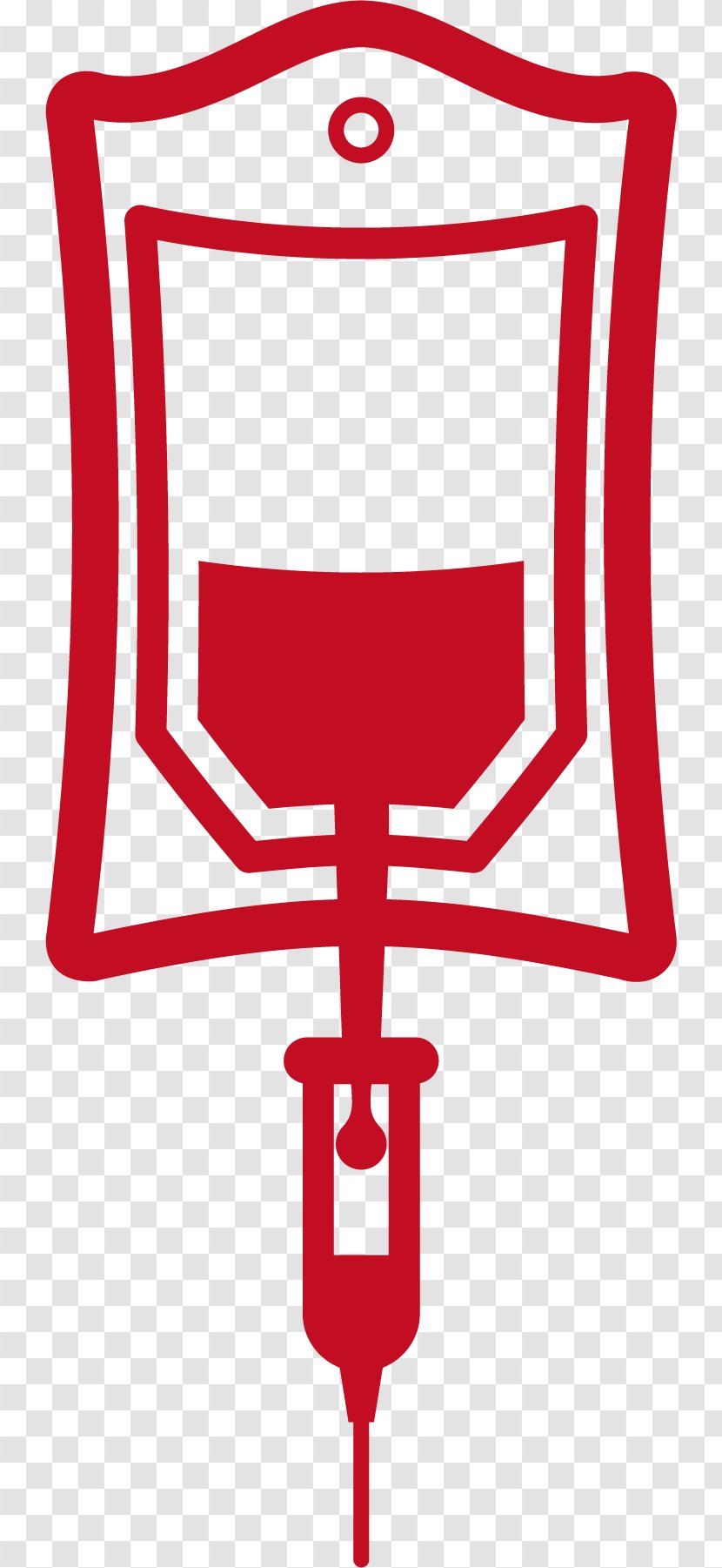 Intravenous Therapy Chemotherapy Infusion Pump Icon - Red Blood Bag Transparent PNG