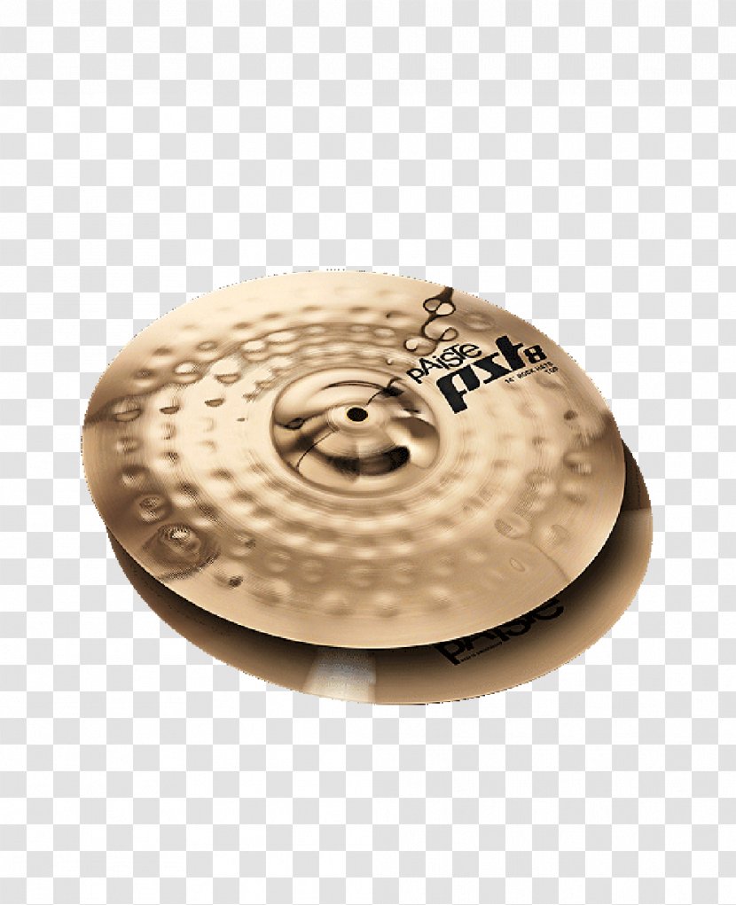 Hi-Hats Crash Cymbal Paiste PST 8 Universal Rock Set - Meinl Percussion Transparent PNG
