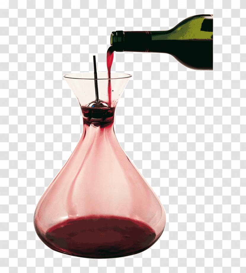 Wine Carafe Decanter Glass Bung - Lead Transparent PNG