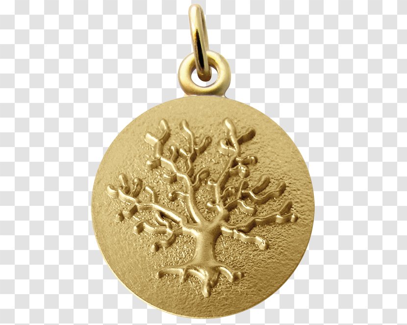 Silver Medal Gold Tree Of Life - Carat Transparent PNG