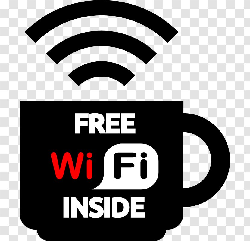 Cafe Hotspot Wi-Fi Logo - Free Wifi Transparent PNG