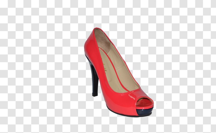 Court Shoe Slipper Stiletto Heel Woman - Red High Heels Transparent PNG