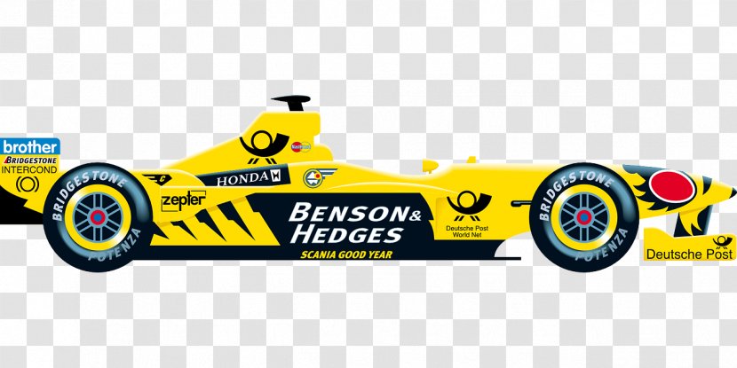 Formula One Car 1 Jordan Grand Prix IndyCar Series Lotus 38 - Yellow Transparent PNG