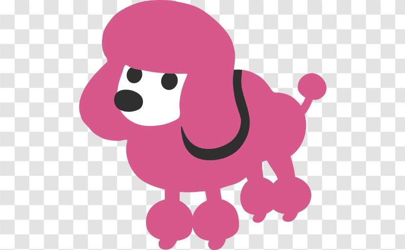 Poodle Art Emoji Color Rain Wikipedia - Heart Transparent PNG