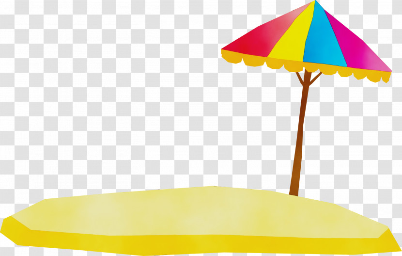 Yellow Umbrella Transparent PNG