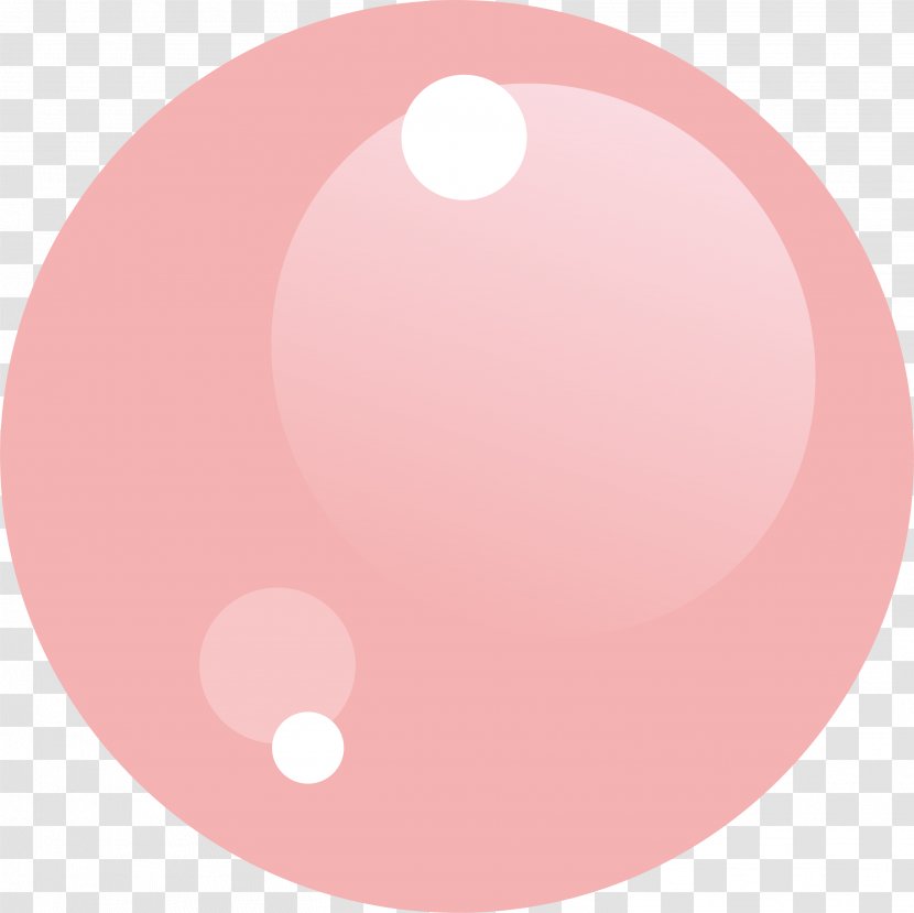 Circle Font - Pink Transparent PNG
