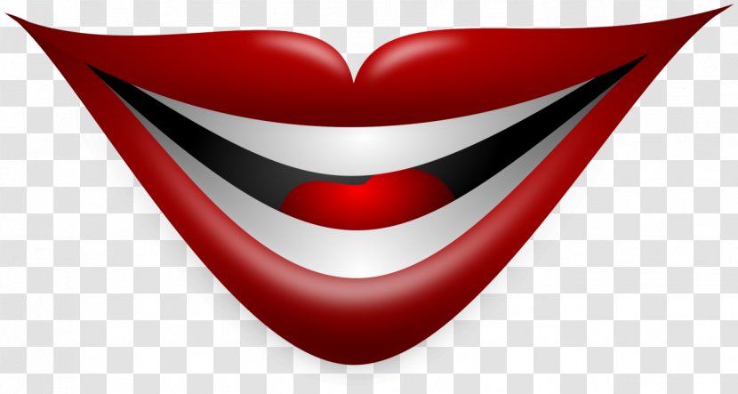 Joker Clown Smile - Heart - Mouth Transparent PNG