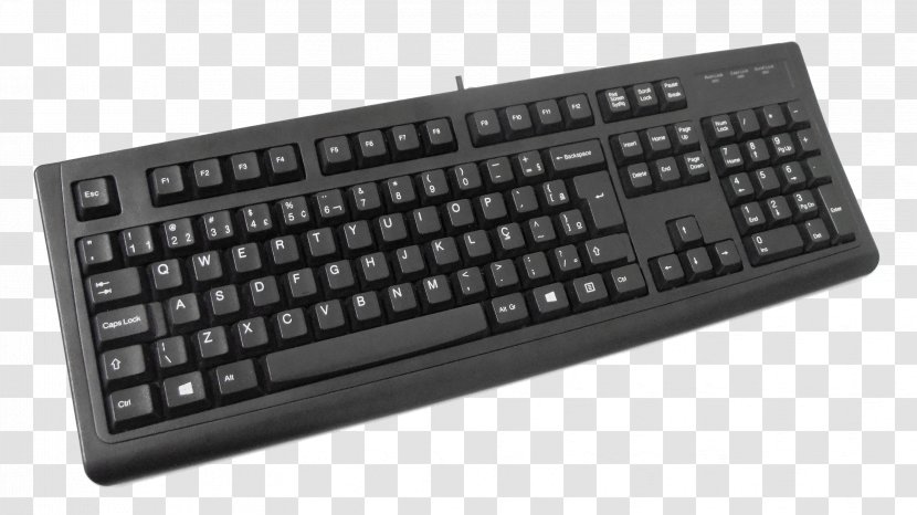 Computer Keyboard Mouse Corsair Gaming STRAFE Cherry Keypad - Peripheral - Teclado Transparent PNG