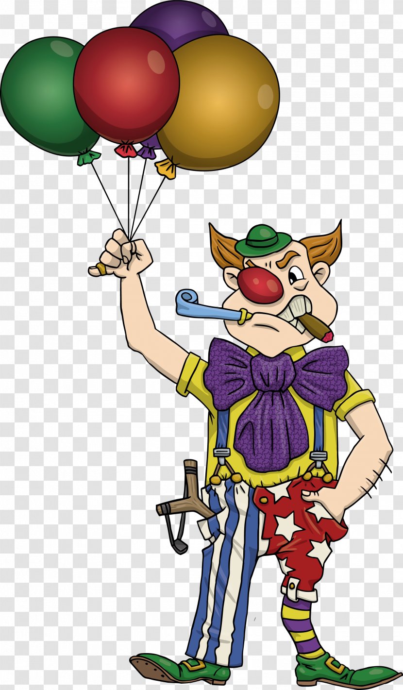 Clown It Art Character - French Braid Transparent PNG
