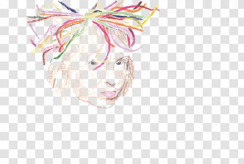 Drawing /m/02csf Line Pink M - Headgear Transparent PNG