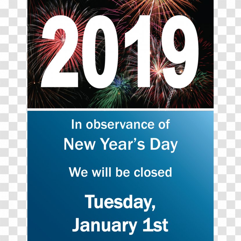 Heinisch & Partner New Year's Day Federal Holidays In The United States - Sign - Posters Clearance Transparent PNG