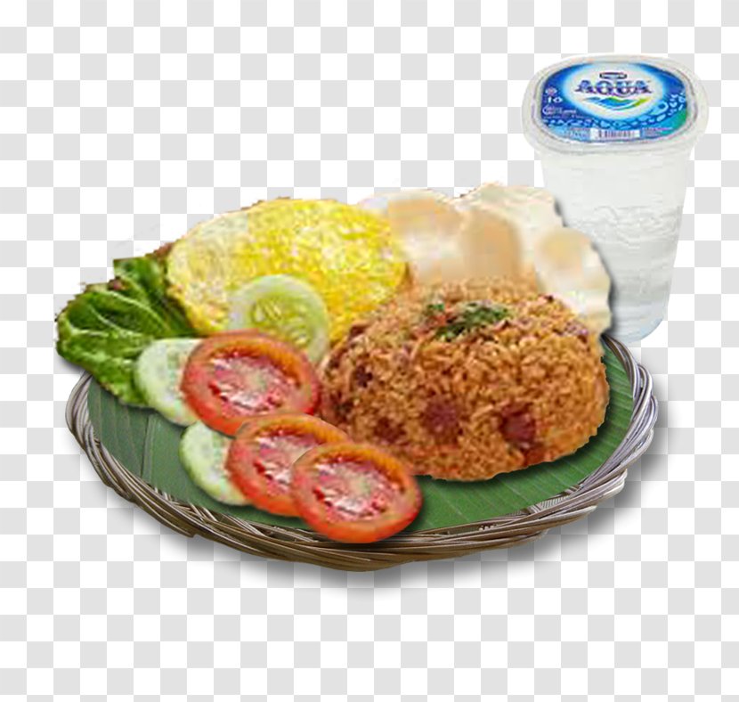 Falafel Nasi Goreng Korokke Frikadeller Campur - Dish Transparent PNG