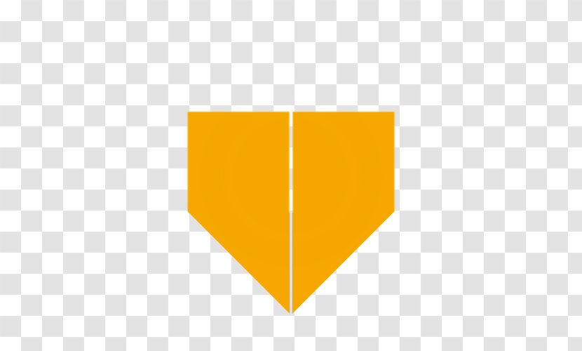 Line Triangle Point - Yellow Transparent PNG