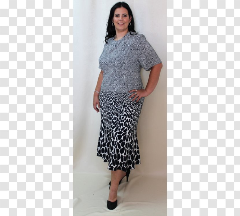 Shoulder Fashion Dress Sleeve Skirt - Model Transparent PNG