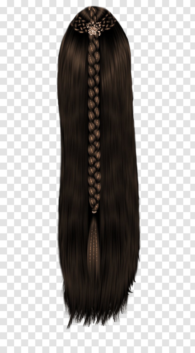 Wig Hairstyle Braid - Long Hair Transparent PNG