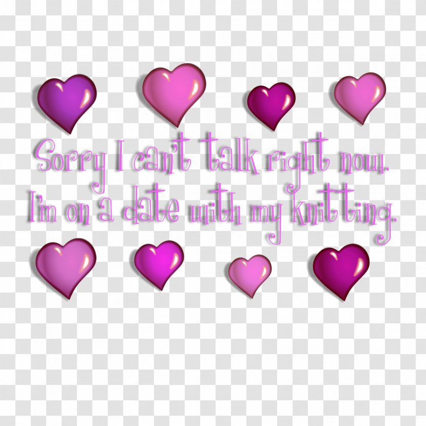 Love Letter Valentine's Day Pink M Font - Purple Transparent PNG