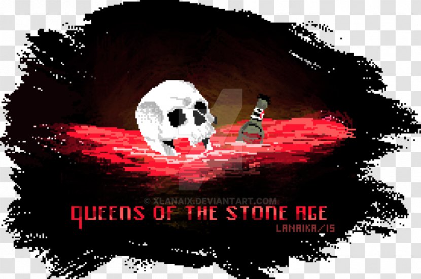 Queens Of The Stone Age Villains World Tour Pixel Art - Brand Transparent PNG