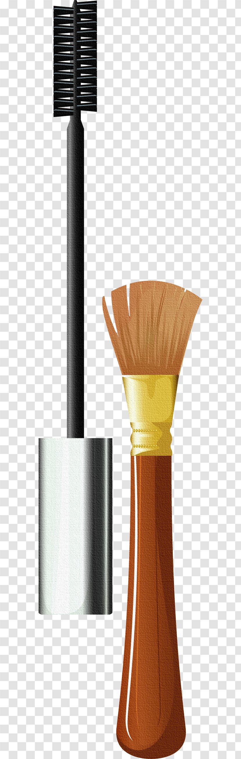 Brush Cosmetics Eyebrow Clip Art - Makeup - Black Pen Material Cutout Transparent PNG