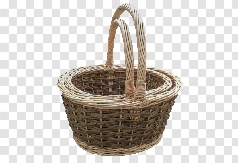 Wicker Basket Weaving Shopping Salix Alba - Green - Wooden Garden Trug Transparent PNG