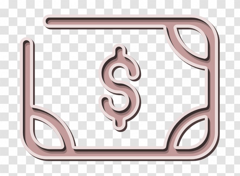 Business Icon Cash Dollar - Invoice - Number Copper Transparent PNG