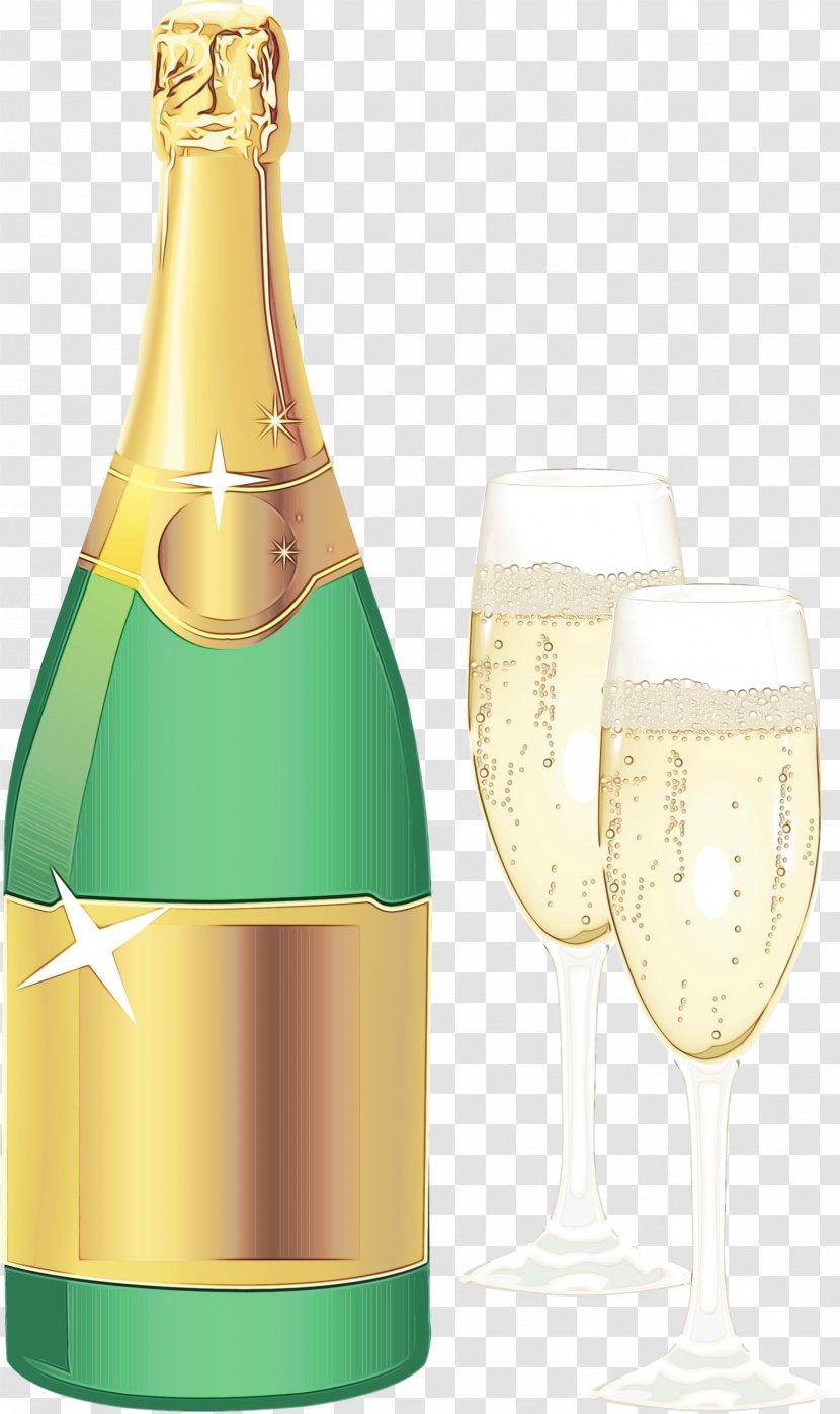 Champagne - Drink - Sparkling Wine Alcohol Transparent PNG