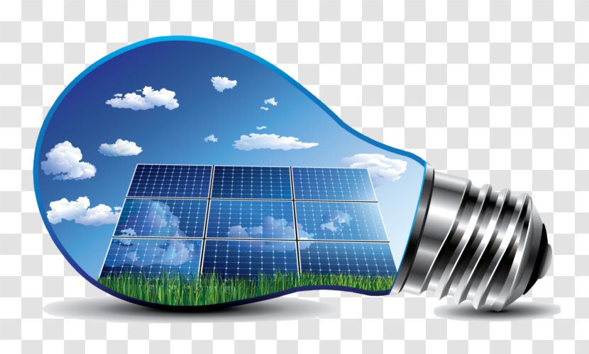 Solar Power Energy Panels Lamp - Electricity Transparent PNG