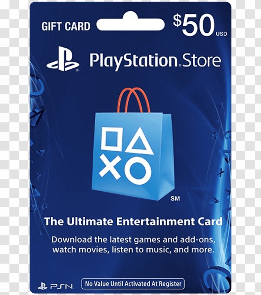 PlayStation 3 4 Store Network - Playstation - Gift Card Transparent PNG