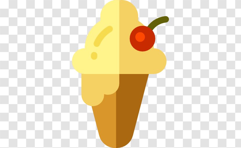 Ice Cream Yellow Icon - Fruit Transparent PNG