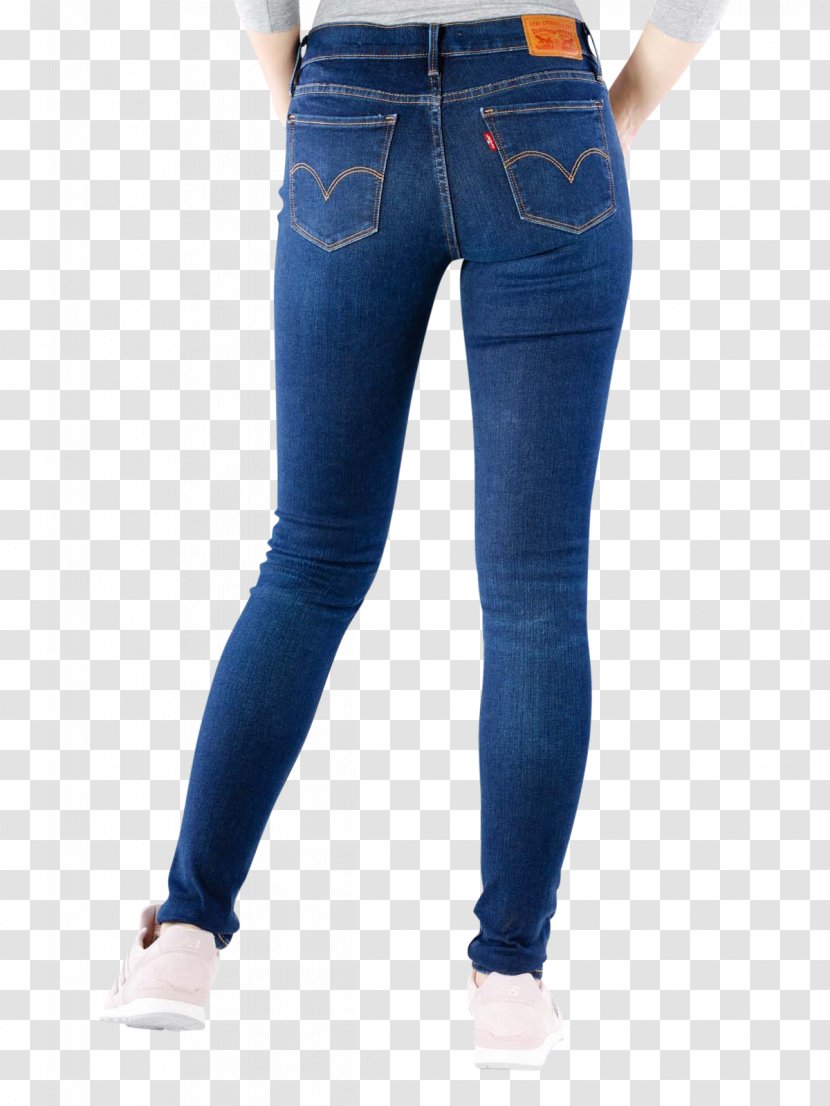 Jeans Denim Waist Leggings - Silhouette Transparent PNG