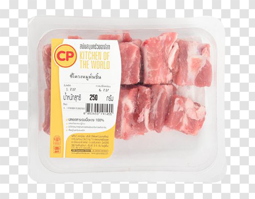 Domestic Pig Bacon Pork Ribs - Cartoon Transparent PNG