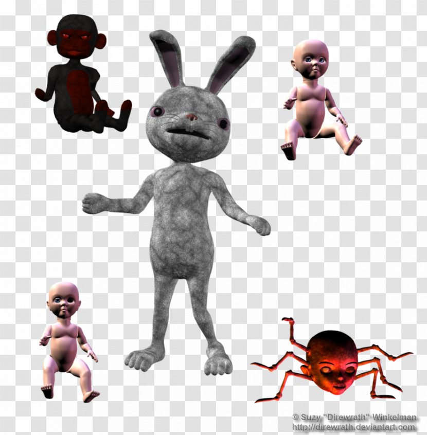 Hare Stock Toy - Stuffed - Creepy Transparent PNG