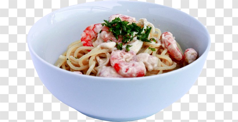 Laksa Chinese Noodles Ramen Carbonara Thai Cuisine - Linguine - Spaghetti Dinner Transparent PNG
