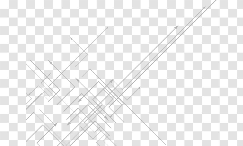 Point Angle Black And White Pattern - Technology Line Transparent PNG