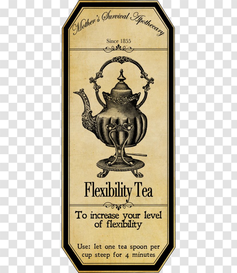 Tea Party Label Iced Hot Chocolate - Beverage Can Transparent PNG