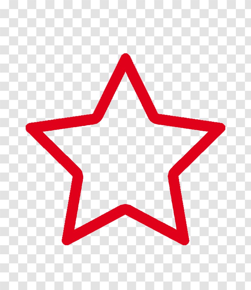 Red Star - Triangle Logo Transparent PNG