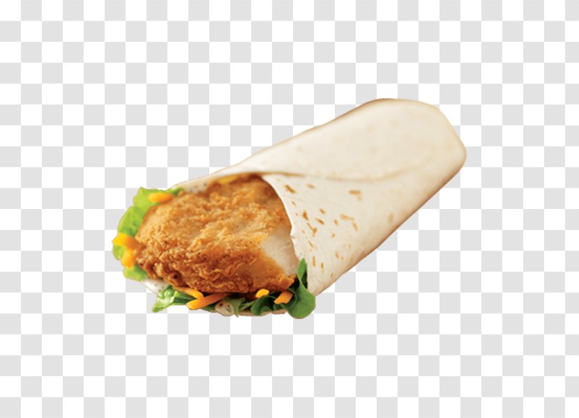 Burrito Wrap Fast Food Hamburger Chicken Sandwich Transparent PNG