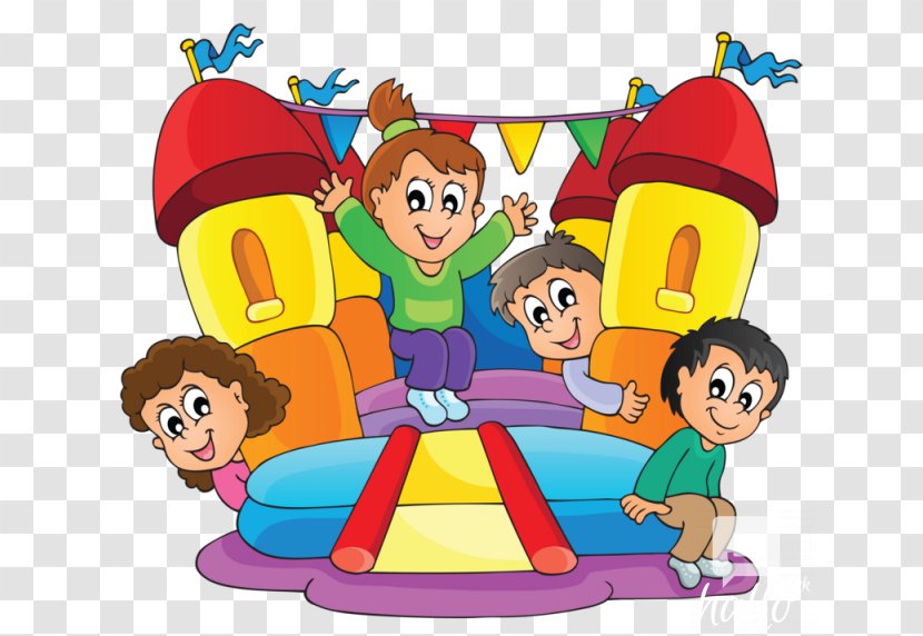 Kids Playing Cartoon - Play - With Toy Transparent PNG