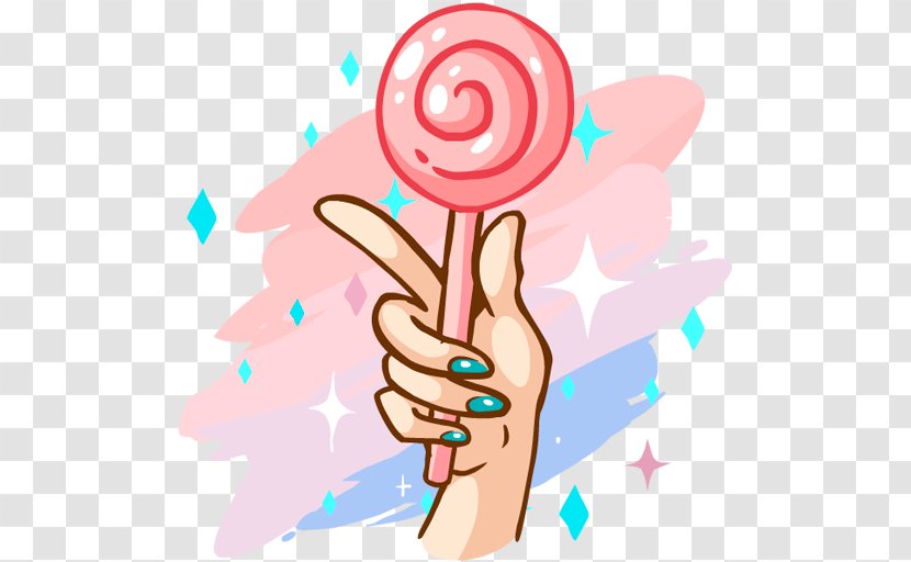 Lollipop Sticker Sweetness 0 - Watercolor Transparent PNG