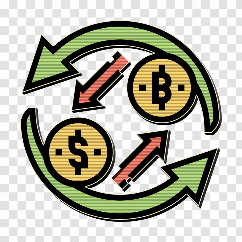 Exchange Icon Crowdfunding Icon Bitcoin Icon Transparent PNG