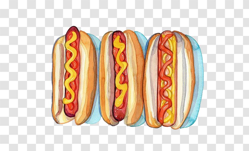 Hot Dog Fast Food Banana Ketchup Barbecue Transparent PNG