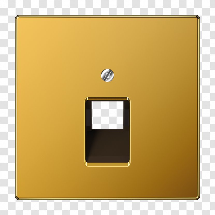 ISDN-Anschluss-Einheit Universal-Anschluss-Einheit Gold Registered Jack 8P8C - Picture Frames Transparent PNG