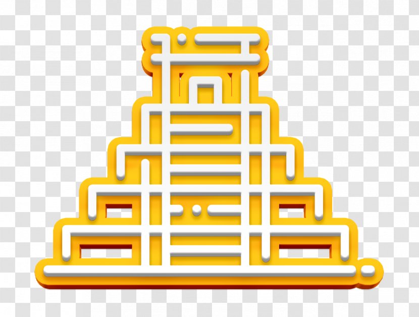 Chichen Icon Itza Landmark - Travel - Yellow Transparent PNG